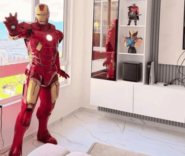 Escultura decorativa de lujo Ironman en 3D crstudio3d medellin colombia