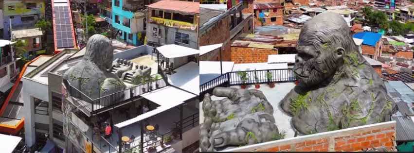 IMG 1 Gorila comuna 13 medellin by cr studio 3D