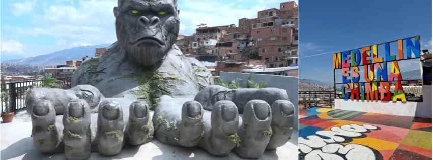 IMG 3 Gorila comuna 13 medellin by cr studio 3D