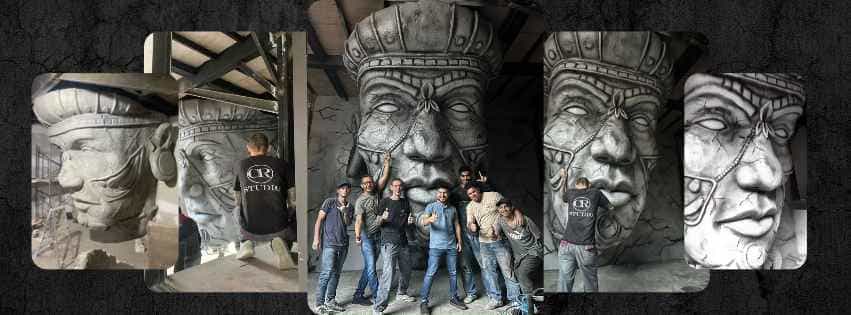 IMG1 Chaman Comuna 13 Escultura Monumental Cr Studio 3D Medellin