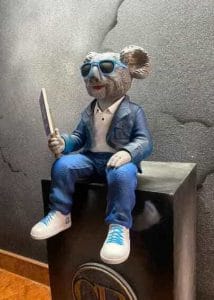 Figura Corporativa Mascota Qualá moderna Impresión 3D Medellín CR Studio 3D