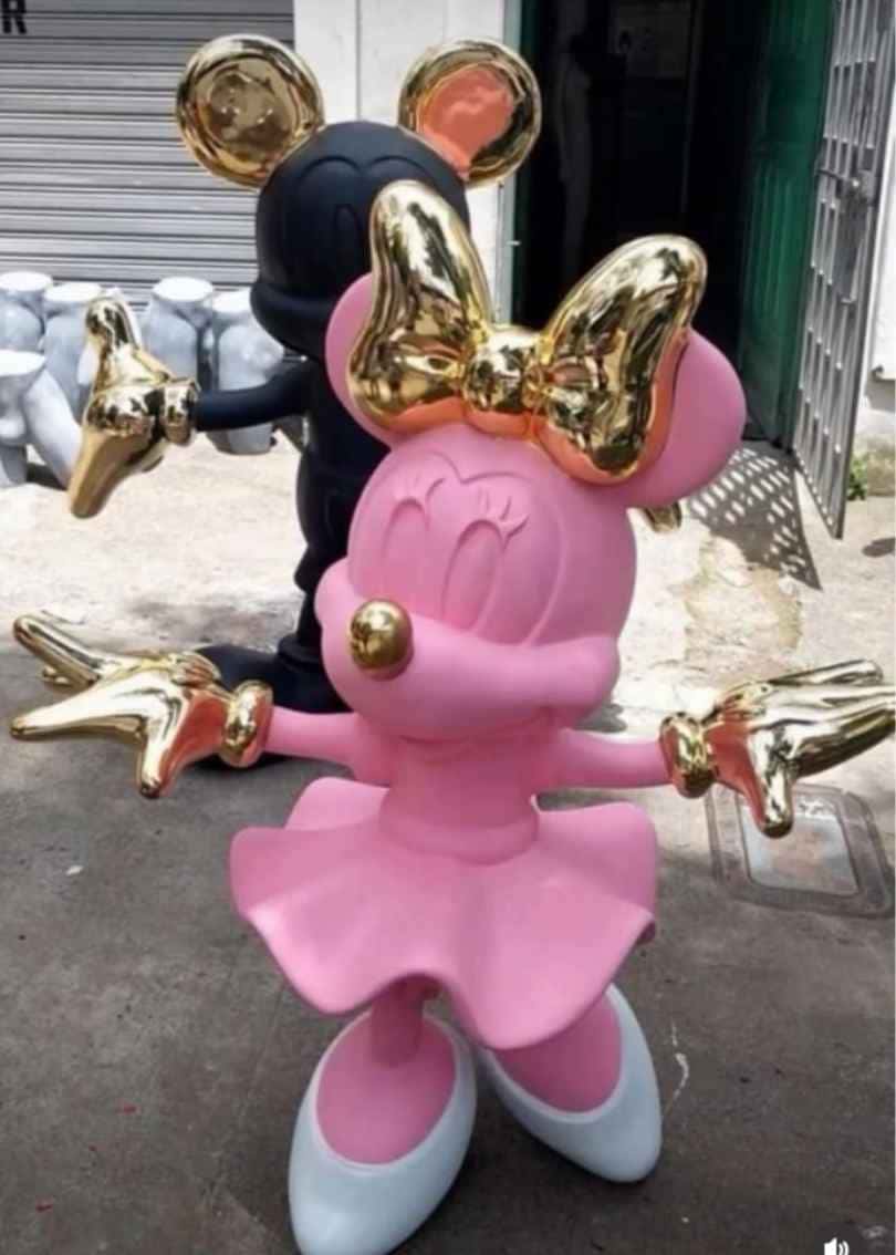 Escultura de colección Minnie rose